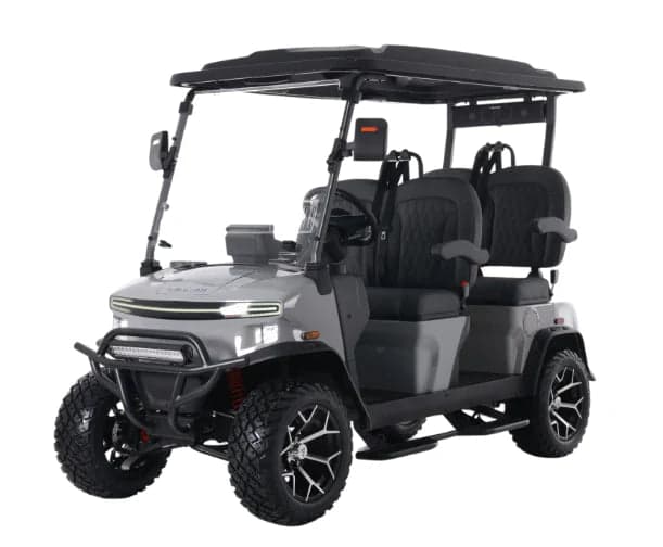 Denago Rover XL 4 Passenger Lifted Lithium Golf Cart - Image 1